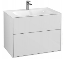 Тумба под раковину Villeroy&Boch Finion F01000GF, 80 х 50 см, белый глянцевый