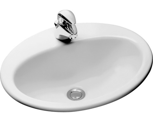 Раковина Jacob Delafon Ovale E1358-00, врезная сверху, 50 х 41,5 см
