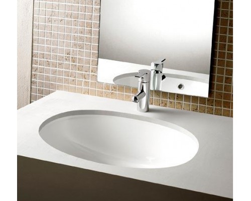 Раковина Jacob Delafon Ovale EN262-00, врезная снизу, 49,8 х 38,5 см