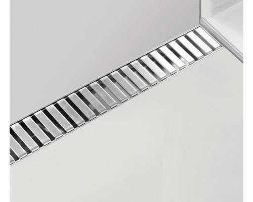 Решетка AlcaPlast Line-300 глянцевая/матовая