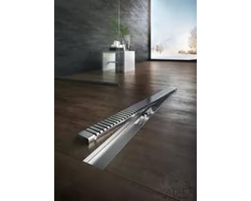 Решетка AlcaPlast Line-300 глянцевая/матовая