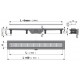 Душевой лоток AlcaPlast APZ10-Simple 850 с решеткой и опорами (APZ10-850M)