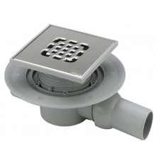 Трап Viega Advantix 557140, 150 x 150 мм, с гидрозатвором, с решеткой из нержавеющей стали