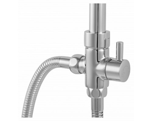 Душевой гарнитур Bravat FIT R D283CP-2-RUS с верхним душем