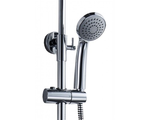 Душевая система Bravat Opal C F6125183CP-A1-RUS для ванны, круглой формы, покрытие: хром