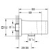Шланговое подключение Grohe Euphoria Cube 26370000 с держателем