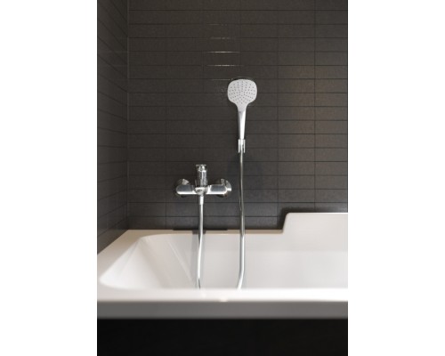 Душевой гарнитур Hansgrohe Croma Select E 1jet Port, 26412400, белый/хром