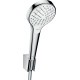 Душевой гарнитур Hansgrohe Croma Select E 1jet Port 1,25 м, 26424400, белый/хром