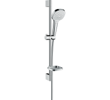 Душевой набор Hansgrohe Croma Select Е Vario и мыльница Casetta 26586400, белый/хром