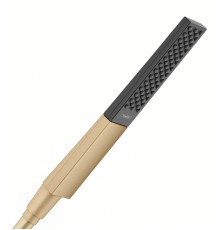 Ручной душ Hansgrohe Rainfinity 100 26866140, 1 тип струи, шлифованная бронза