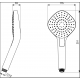 Душевая лейка Ideal Standard Idealrain, B2232AA 110 мм