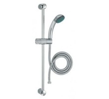 Душевой гарнитур Jacob Delafon Basic 1 E14325-CP, хром, со штангой 75 см