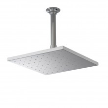 Верхний душ Jacob Delafon Katalyst E13696-CP, 25*25 см, 1 режим струи, без держателя