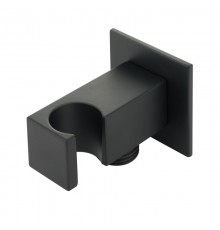 Шланговое подсоединение с держателем Migliore Kvant Black, цвет черный матовый, 30471