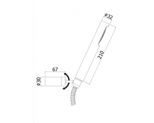 Душевой гарнитур Paffoni Birillo ZDUP036ST, цвет сталь