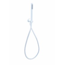 Душевой гарнитур Paffoni Master ZDUP094BO со шланговым подключением и держателем лейки, белый матовый