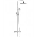 Душевая система Vitra Aquaheat Bliss RH3 Rain L термостатическая, хром, A47201EXP Душевая система Vitra Aquaheat Bliss RH3 Rain L термостатическая, хром, A47201EXP
