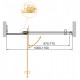 Душевая дверь Cezares Slider-B-1-100/110-C-Cr 100-110x195 см без поддона