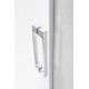 Шторка на ванну Cezares Tandem-soft TANDEM-SOFT-VF-2-180/145-C/P-Cr-IV, 180 х 145 см, стекло прозрачное/матовое, цвет профиля хром