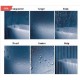 Душевая дверь в нишу Ravak Supernova ASDP3-80, профиль белый, витраж грейп, 00V40102ZG