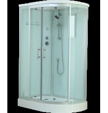 Душевая кабина Timo Standart Т-6602 Silver L/R 120 x 85 см, с крышей, с гидрозатвором, хром