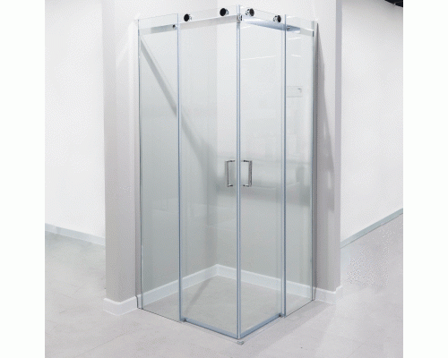 Душевой уголок Berges Wasserhaus Gelios 061022, 90 х 90 см, стекло прозрачное, профиль хром