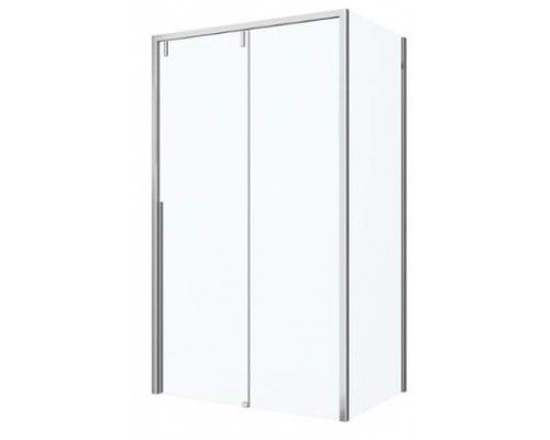 Душевой уголок Bravat Slim Line BS120.3104A, 120 x 80 x 195 см, двери раздвижные, стекло прозрачное, хром