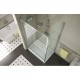 Душевой уголок Bravat Slim Line BS120.3104A, 120 x 80 x 195 см, двери раздвижные, стекло прозрачное, хром