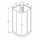 Душевой уголок Bravat Waterfall 90 х 90 x 215 см, двери раздвижные, стекло прозрачное, хром, BC090.6100A