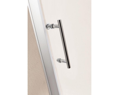 Душевой уголок Cezares ECO--O-RH-2-100/80-Cr, 100 х 80 х 190, стекло прозрачное/матовое