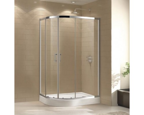 Душевой уголок Cezares ECO--O-RH-2-100/80-Cr, 100 х 80 х 190, стекло прозрачное/матовое