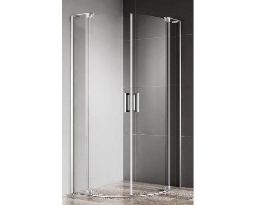 Душевой уголок Cezares SLIDER-R-2-90/100-C-Cr, 90/100 х 90/100 х 195 см, профиль хром, стекло прозрачное