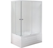 Душевой уголок Royal Bath RB8100BP-C-R, 100 х 80 х 200 см, стекло матовое