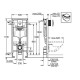 Система инсталляции для унитазов Grohe Rapid SL 38750001 4 в 1 с кнопкой смыва