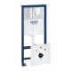 Система инсталляции для унитазов Grohe Rapid SL 38750001 4 в 1 с кнопкой смыва