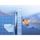 Система инсталляции для унитазов Grohe Rapid SL 38750001 4 в 1 с кнопкой смыва
