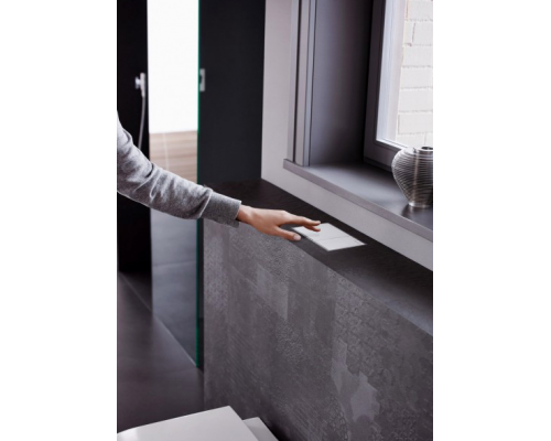 Клавиша Geberit Omega Type 30 115.080.KJ.1, белая, глянцевый хром Клавиша Geberit Omega Type 30 115.080.KJ.1, белая, глянцевый хром