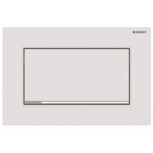 115.893.JT.1 Смывная клавиша Sigma 30 NEW смыв-стоп к 111.300/350/361/362/380/390/796 не оставляет отпечатков пальцев, белый мат/глянц хром/белый мат