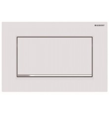 115.893.JT.1 Смывная клавиша Sigma 30 NEW смыв-стоп к 111.300/350/361/362/380/390/796 не оставляет отпечатков пальцев, белый мат/глянц хром/белый мат