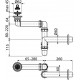 Сифон для раковины AlcaPlast A413