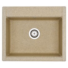 Мойка кухонная Акватон Делия 60, 1A715232LD220, 60.2 х 51.7 х 21.8 см, песочный