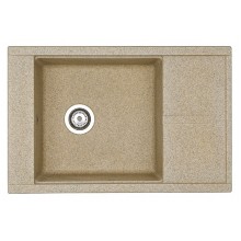 Мойка кухонная Акватон Делия 78, 1A715132DE220, 78 х 51 х 21.8 см, песочный