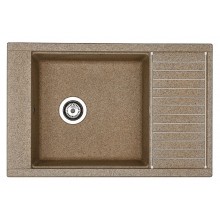 Мойка кухонная Акватон Делия 78, 1A715132DE270, 78 х 51 х 21.8 см, терракот