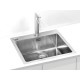 Мойка кухонная Alveus PURE 70 SAT-90 565 x 525 1122385