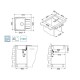 Мойка кухонная Alveus Line 110 NAT 90 FI 1122317, 615 x 500 мм
