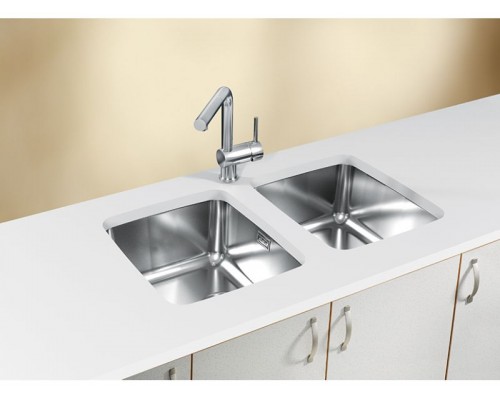 Мойка кухонная Alveus Luno 20 SAT 90 FI 1128740 340х400 мм, нержавеющая сталь