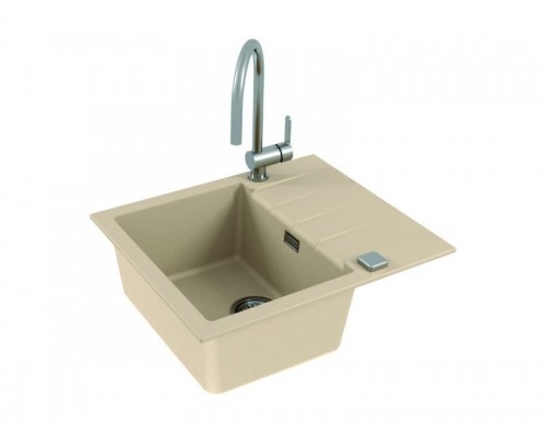 Мойка кухонная Alveus Granital Cadit 10 1132018 470х500 мм, песочный