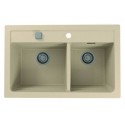 Мойка кухонная Alveus Granital Atrox 50 1131999 790х500 мм, песчаный Мойка кухонная Alveus Granital Atrox 50 1131999 790х500 мм, песчаный