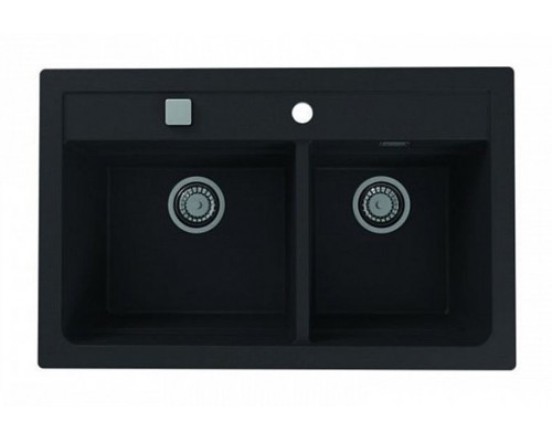 Мойка кухонная Alveus Granital Atrox 50 Carbon - G91 790х500 мм, черный 1132002