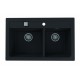 Мойка кухонная Alveus Granital Atrox 50 Carbon - G91 790х500 мм, черный 1132002